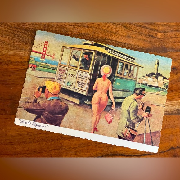 VINTAGE 1960’s San Francisco “Double Exposure” by Homer Ansley  UNUSED - Picture 2 of 7